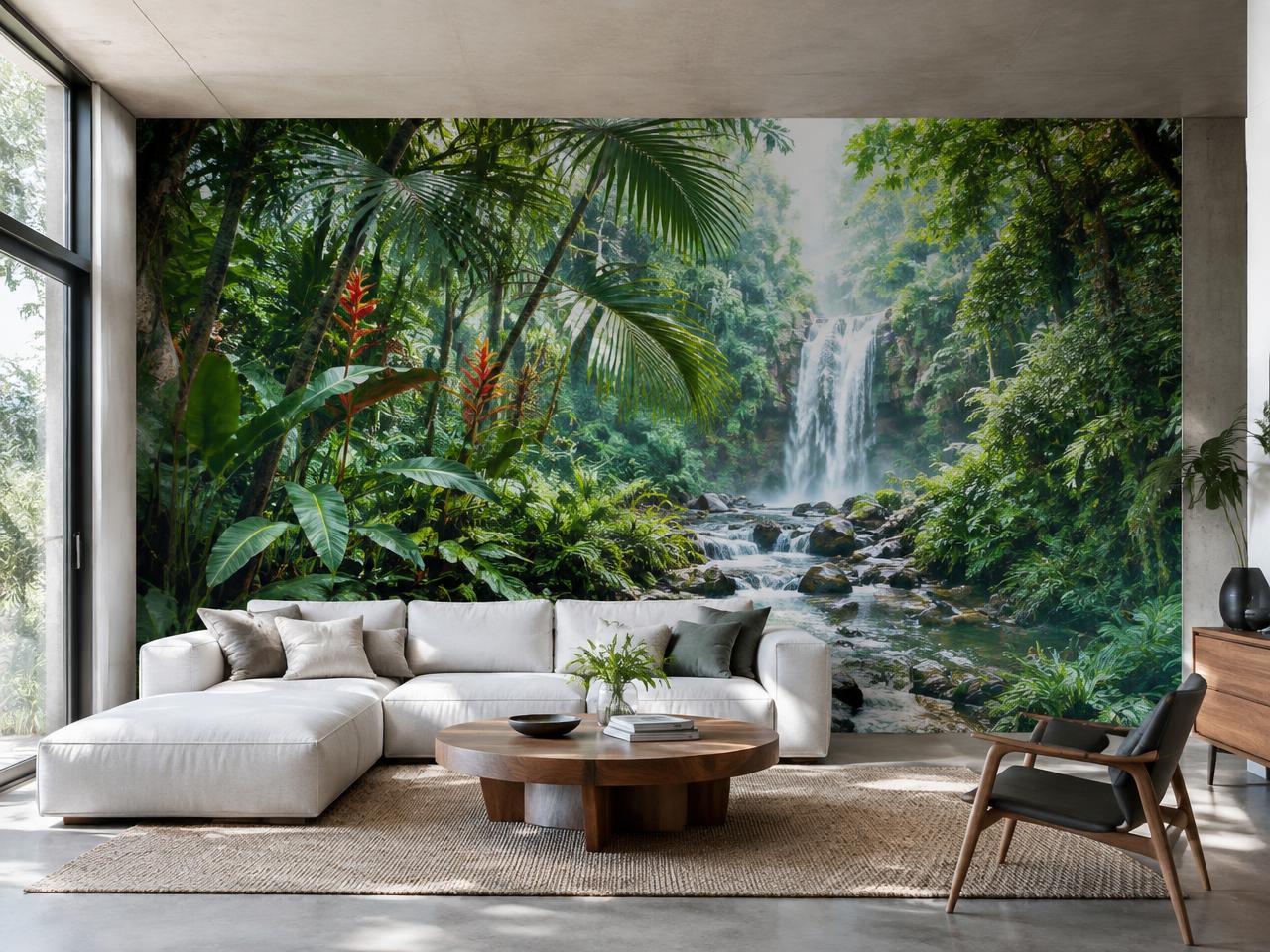Feature wall, 4 x 3 meters wall printing project by MuralTech Art Studio